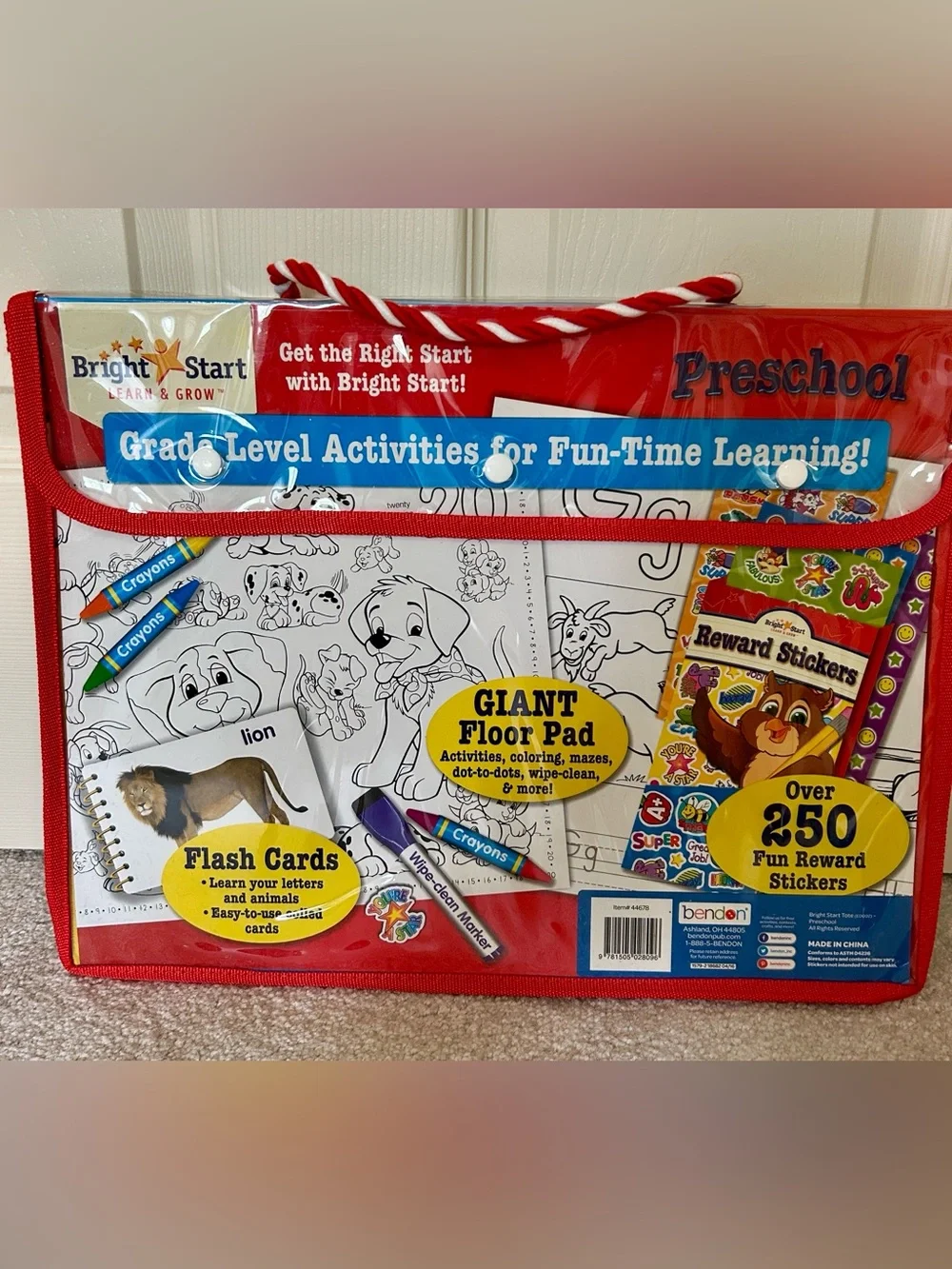 Bundle-NEW Bright Start Preschool Set, Finding Dory Art Set, Pop N Hop Game